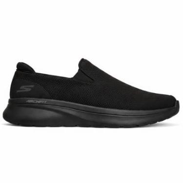 Imagem de Tênis Skechers Go Walk Arch Fit N-Joy Tale Masculino Preto-Masculino