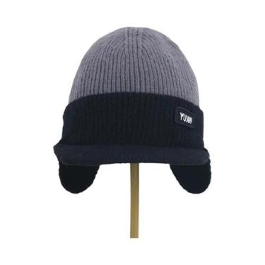 Imagem de Gorro Térmico Tricotado Para Homens E Mulheres, Quente E À Prova De Ve