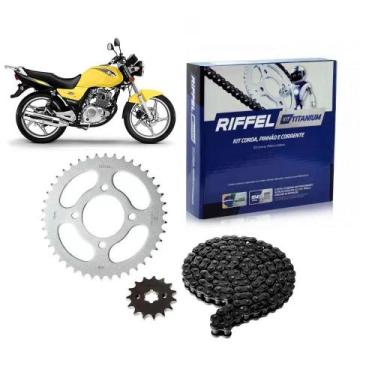Imagem de Kit Relação Transmissão Riffel Suzuki Yes 125 2005 até 2012