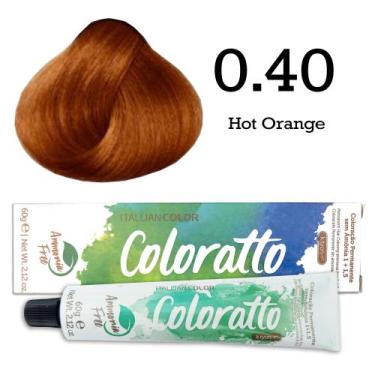 Imagem de Coloração Coloratto 0.40 Hot Orange  Itallian Color - Itallian Hairtec