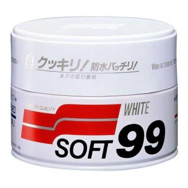 Imagem de Cera Soft 99 automotiva White Cleaner Para Carros Brancos e Claros 350