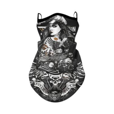 Imagem de Máscara Protetora Solar Retrô Anti-UV Para Ciclismo De Verão, Lenço De