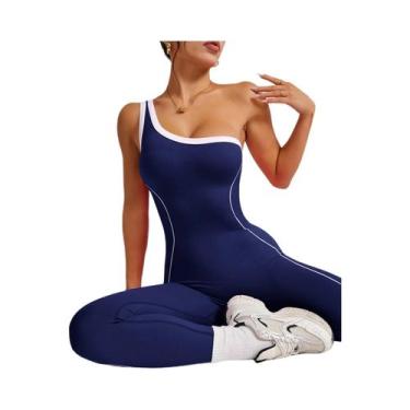 Imagem de Macacão De Ginástica Sem Costura Para Mulheres, Leggings De Yoga, Roup