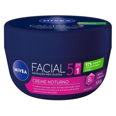 Imagem de Creme Hidratante Facial Nivea Noturno 100g