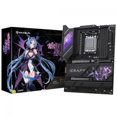 Imagem de Placa Mãe Maxsun iCraft B850 AIGA, Chipset B850, AMD AM5, ATX, WiFi, D