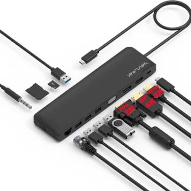Imagem de Dock Station Usb-c Triple Display 4k Mst Com Fornecimento De Energia Usb