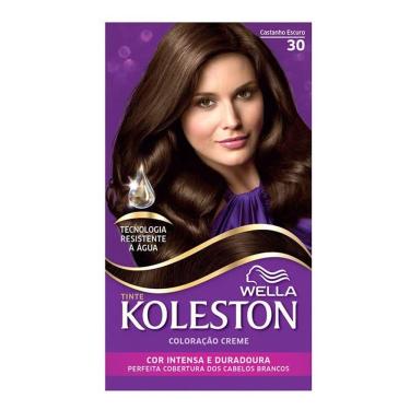 Imagem de Kit Tintura Koleston Castanho Escuro 30