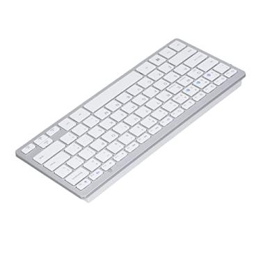Imagem de Teclado Bluetooth, teclado sem fio portátil recarregável ultra fino para laptop para tablet para PC