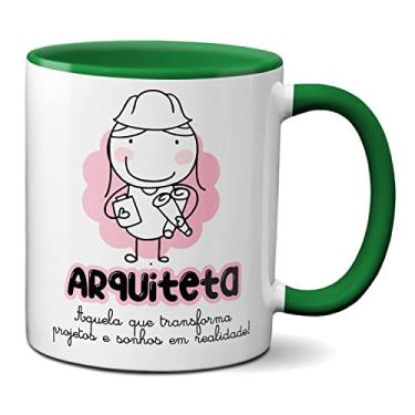 Imagem de Caneca Arquiteta A Que Transforma Projetos Em Realidade (Verde)