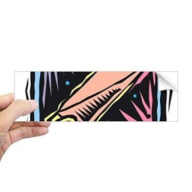 Imagem de DIYthinker Adesivo retangular para janela de notebook com elemento de cultura do México