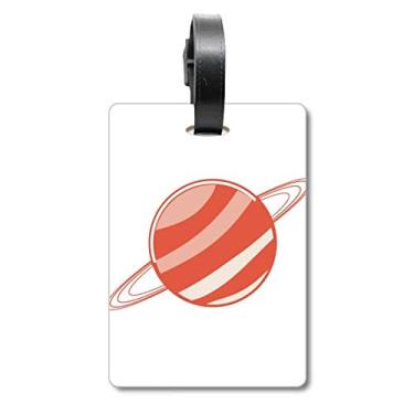 Imagem de Universo Alienígena Monstro Saturno Mala Etiqueta para Bagagem Cartão de Bagagem Scutcheon Etiqueta