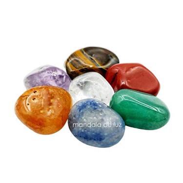 Imagem de Kit de 7 Pedras dos Chakras 100% Naturais Pequenas
