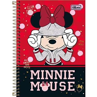 Imagem de Caderno Espiral 1/4 Minnie Mouse, Tilibra, Pacote com 4 Cadernos, Capas Sortidas