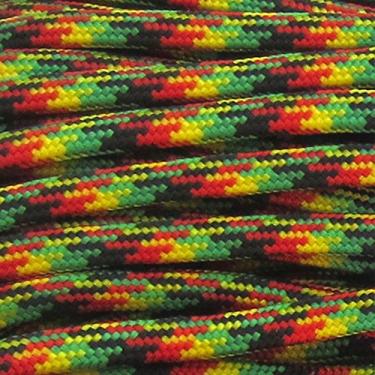 Imagem de PARACORD PLANET 10 20 25 50 100 pés Hanks e 250 1.000 metros Carretéis de corda de paraquedas 550 Tipo III 7 Strand Paracord (Carretina Jamacian 750 pés)