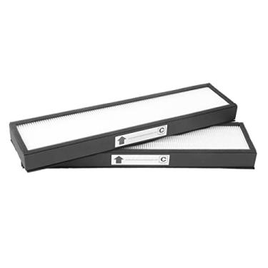 Imagem de Filtro Purificador, 2 Conjuntos de Elementos Filtrantes do Purificador de Ar, Material Pp Pet para Filtrar Partículas Abaixo de 0,3 Mícrons de Ar, Peças e Acessórios do