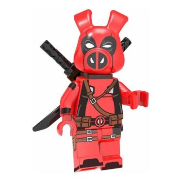 Imagem de Boneco Blocos De Montar Deadpool Aranhaverso