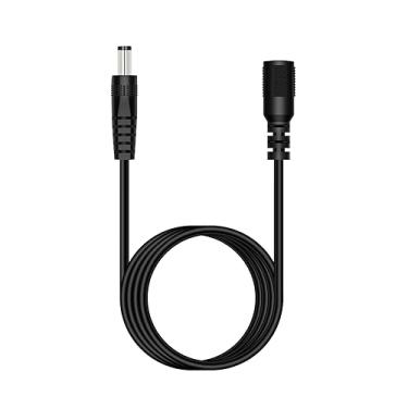 Imagem de Fancasee Cabo de extensão de alimentação CC macho para fêmea de 1,8 m, 5,5 mm x 2,5 mm, cabo de extensão para câmera IP, câmera de vigilância CCTV, faixa de LED, roteador DVR
