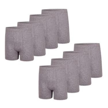 Imagem de 8 Cuecas Plus Size Boxer Masculina Trifil Sem Costura De Microfibra To