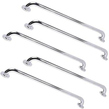 Imagem de Alça Apoio 60cm Barra Suporte Anti Queda Kit 5 Uni Acessibilidade PCD 