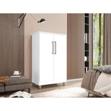 Imagem de Armário Multiuso 2 Portas Branco Mali Bela Casa - Bela Casa Movelaria