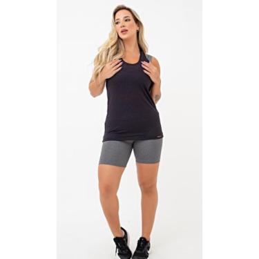 Imagem de Regata Feminina Academia Fitness - BELLA CREATIVE, Preto, M