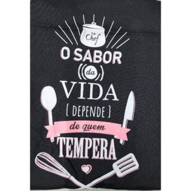 Imagem de Avental de Cozinha Churrasqueiro c/ Bolso Oxford Dia dos Pais Paizão P