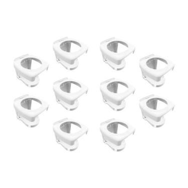 Imagem de Kit 20 Porta Copo Retrátil Dobrável Cor Branca Barco Lancha - Rei Mari