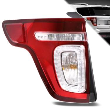 Imagem de Lathsy Luz traseira compatível com Ford Explorer 2011 2012 2013 2014 2015 Substituição do lado esquerdo do motorista: BB5Z13405C