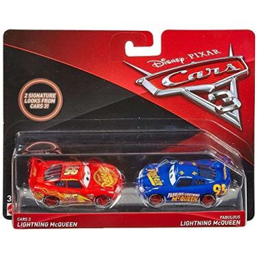 Imagem de Disney/Pixar Cars 3 Lightning McQueen and Fabulous Lightning McQueen Die-Cast Vehicles