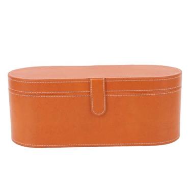 Imagem de Bolsa de Viagem para Ferramentas de Cabelo, Bolsa de Transporte Portátil para Secador de Cabelo de Couro PU de 13,2 X 5,5 X 5,1 Polegadas, Organizador de Ferramentas para Cabelo,