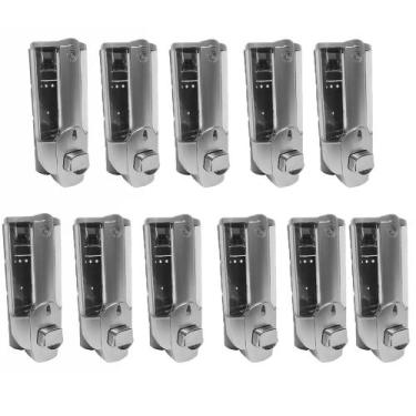 Imagem de Dispenser Detergente Sabao Liquido Shampoo Gel Kit 11 Uni Hotel Restau