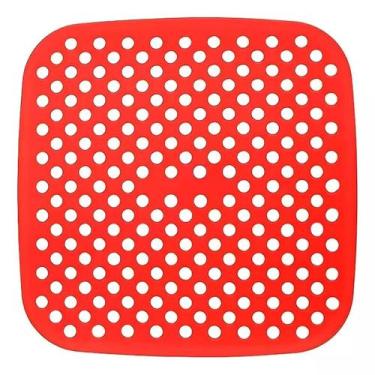 Imagem de Forro silicone p/ fritadeira quadrado red mimo style sn22418