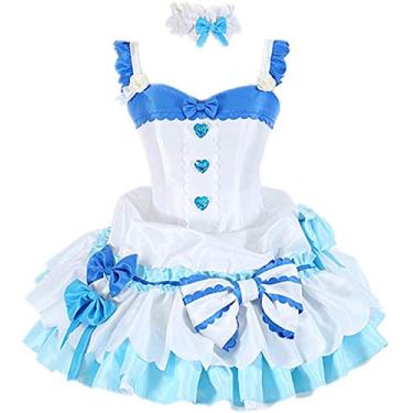 Imagem de Re0 Re Life a Different World from Zero Cosplay Rem Ram Fantasia Cosplay Vestido de Noiva Fantasia de Halloween, Fantasias, Small