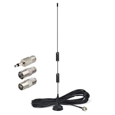 Imagem de Bingfu Antena FM Base Magnética Antena de Rádio FM para Pioneer Onkyo Yamaha Marantz Sherwood Rádio Digital HD Indoor Rádio FM Receptor estéreo doméstico Bluetooth Áudio AV Áudio Vídeo Receptor Receptor de Home Theater Sintonizador