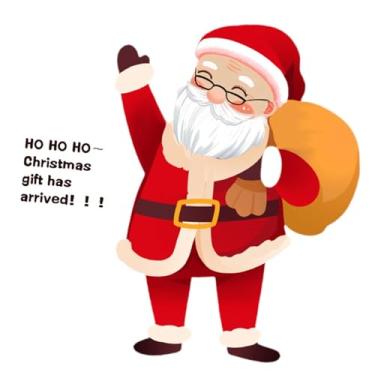 Imagem de IEUDNS Adesivo de banheiro, adesivo de parede de Natal, adesivo de janela de Natal do Papai Noel para decoração festiva, quarto infantil, Style a