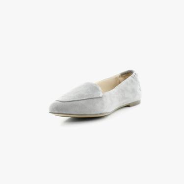Imagem de Hush Puppies Mocassim feminino Pointe Hazel, Camurça cinza gelo, 6.5 Wide