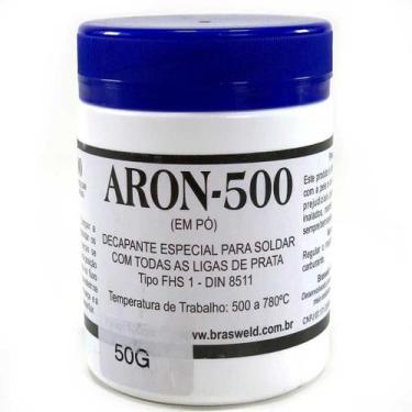 Imagem de Fluxo Decapante para soldas de prata Aron-500 50g Pó - Bras Weld - Bra
