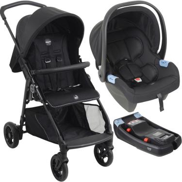 Imagem de Carrinho de Bebe Burigotto Bebe Conforto e Base Lui Grafite