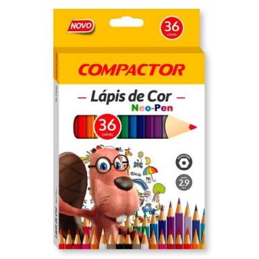 Imagem de Lápis de Cor Compactor Neo-Pen 36 Cores