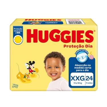 Imagem de Kimberly-Clark - Fralda Huggies Protecao Dia Jumbo Xxg C/24