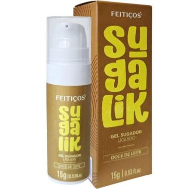 Imagem de Sugalik Gel Sugador Liquido Beijavel Sabor Doce de Leite Potencializa 
