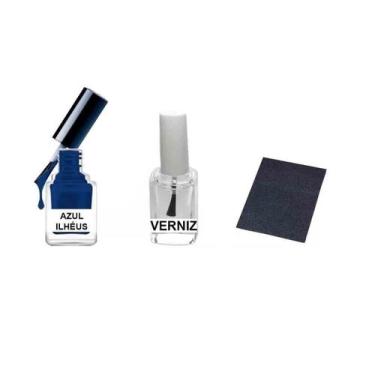 Imagem de Tinta Retoque Tira Risco Carro Ford  -  Azul Ilheus - Jhow Adesivos