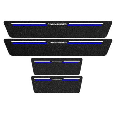 Imagem de Kit Soleira Protetora Porta Premium Blue PVC  -  Commander  - Jhow Ade