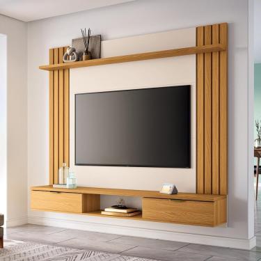 Imagem de Painel Home Suspenso Solus Tv Até 70 Polegadas Cinamomo/off White