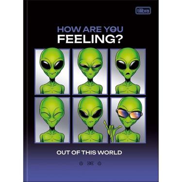 Imagem de Caderno Brochura Capa Dura Universitário Orbit 80 Folhas Tilibra Estampa 3