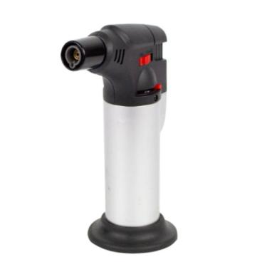 Imagem de Mini Maçarico Portátil Gás Acendimento Automático Regulagem De Chamas