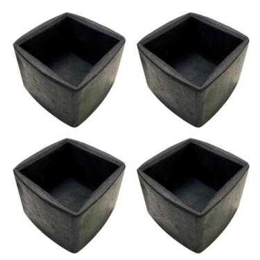 Imagem de Kit 4 Borrachas Pés Fixos Para Palco Praticável 4 Unidades - Auratec