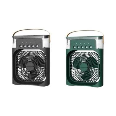 Imagem de Ventilador De Resfriamento Hidráulico Portátil 600ML LED Luz Noturna 3