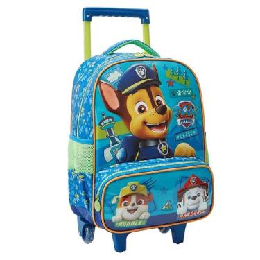 Imagem de Mochila Patrulha Canina Paw Patrol Chase Rodinha Grande Xeryus