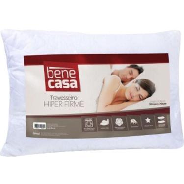 Imagem de Travesseiro Hiper Firme Tecido Matelassado 50x70cm 100% Poliéster Bran